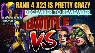 7 STAR X23 DESTROYS THE SKILL CLASS & MORE! RANK 4 SHOWCASE! Marvel Contest Of Champions