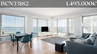 Luminoso apartamento con vistas panorámicas al mar en venta en Diagonal Mar, Barcelona