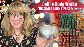 Bath & Body Works CHRISTMAS CANDLE 2023 Preview!