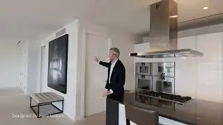 Touring a modern luxury condo in Miami