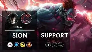 Sion Support vs Galio - KR Grandmaster Patch 9.4
