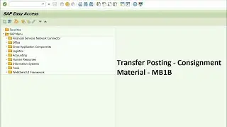 How to do transfer posting consignment material to own in SAP MM || V4