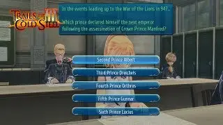(TOCS3) Trails of Cold Steel III I July 5th - Chapter 4 (Correct Exam Test Answers) I Guide