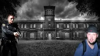 Escaping POLICE while at Abandoned LUNATIC ASYLUM AT 3 AM