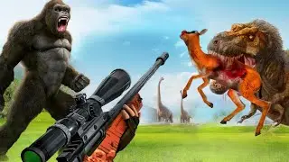 Wild Dino Hunting Gun Games 3d Android Gameplay #4 | Dinosaur Hunter