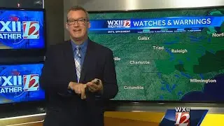 WXII 12 News 2 throwback newscast covering Hurricane Matthew in 2016