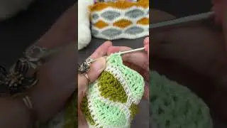 Crochet 😍💫diamond wave stitch blanket