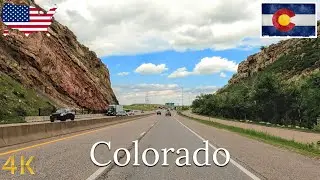 Colorado Foothills Drive, USA 🇺🇸 | From Golden Area to Southwest Denver