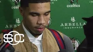 Boston Celtics players react to Gordon Hayward injury | SportsCenter | ESPN