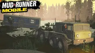 MudRunner Mobile Gameplay - Night Safari Walkthrough MAZ 537