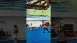 GUNSHU REVERSE SPINNING 💥#wushu #wushukungfu #kungfu #foryou #viral #viralshort #tranding