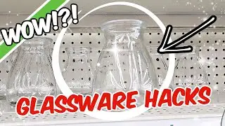 DOLLAR TREE GLASSWARE HACKS! + NEW Christmas DIYS 2022 | Krafts by Katelyn