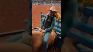 Professional Bull Riders show + Grandma + kid #bull #grandma #shorts #kid