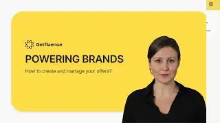 Getfluence for publishers - How to create and manage your offers