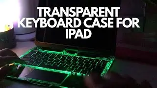 Прозрачный чехол-клавиатура для iPad