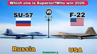 Su-57 Russia vs F-22 Raptor USA (2026) | Ultimate 5th Gen Stealth Fighter Comparison 
