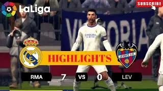 Classic Goals By Ronaldo & Kroos - Real Madrid vs Levante UD Highlights | Pes Gameplay
