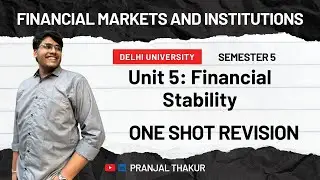 Financial Stability | Unit 5 | One Shot | 5th Semester | Delhi University