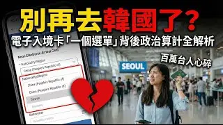 別再去韓國了？電子入境卡「一個選單」讓百萬台人集體心碎，背後政治算計全解析