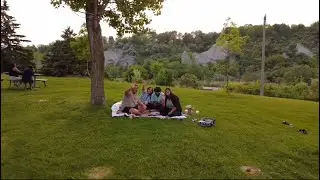 Ultimate Picnic Adventure: Drone Flight, Friend's Adorable Bird, & Tasty Food Fun!