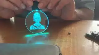 ACES DEALS-LED ACRYLIC KEYCHAIN