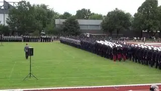29 06 13 Einmarsch Beförderungsappell Offiziere Helmut Schmidt Universität Hamburg