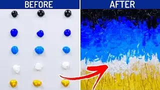 Acrylic Painting Day #2 | Easy Abstract Painting | Kep Ghak Art