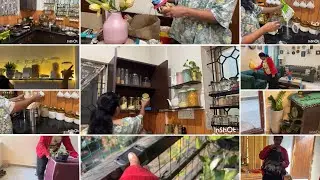 🌿 Pantry Restock /Rental kitchen+ Home Organising Ideas/Entryway മാറ്റങ്ങൾ | Malayalam Daily Vlog