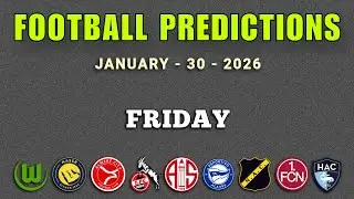 FOOTBALL PREDICTIONS TODAY  | Bundesliga | Serie A | La Liga | GoalIQ, #footballprediction