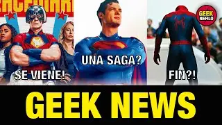 GEEK NEWS 📢💥 SUPERMAN Saga, PEACEMAKER 2 , SPIDERMAN 4 y m&aacute;s! #podcast #envivo #directo