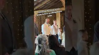 Surprise Message From Bride Before Walking Down Aisle #wedding #weddingtrend #DJJimmyT #weddingvibes