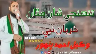 Tuhnje Shan Mathan Qurban Nabi | Rabi ul Awal Naat | Wakeel Ahmed Panhwar