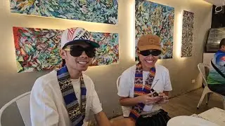 Sweetnotes arrival and Interview by RPN DXKS in Surigao