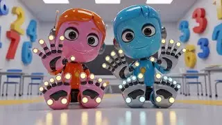 Robot Numbers Song for Kids | Counting & Robot Song, Nursery Rhymes, Baby Songs & Kids Music 🤖