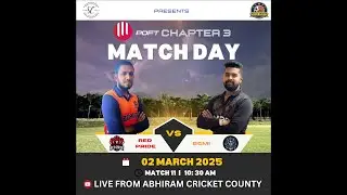 PoFT Chapter-3 MATCH 11  (RED PRIDE VS BGMI) 02/03/2025 Sunday 10:30 AM