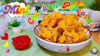 Mini Real Food | Popcorn Chicken Recipe 👌 | Miniature Chicken Popcorns ✨