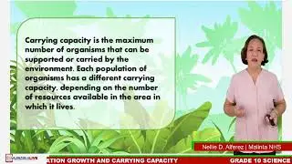 GRADE 10 SCIENCE QUARTER 3 WEEK 8 POPULATION GROWTH AND CARRYING CAPACITY