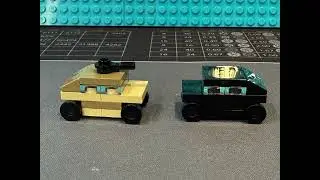 How to build a LEGO Humvee / Hummer in micro scale.