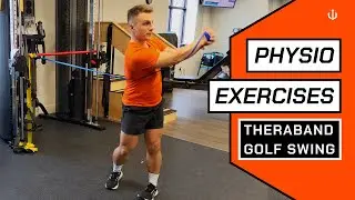 Banded Golf Swing // Physio Golf Rehab Exercise