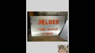 2 Jelbek Pure Maple Syrup Metal Signs