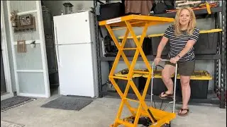 Scissor lift functionality Review &ndash; SPECRAFT Cart in Action #ad