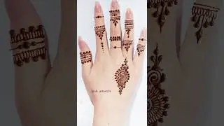 New Stylish Back Hand Mehandi Design 2026 #mehndi #youtubeshorts