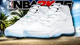 HOW TO MAKE Air Jordan 11 &ldquo;Legend Blue&rdquo; In NBA 2K25 Shoe Creator