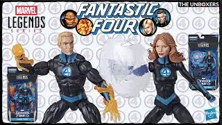 Marvel Legends The Fantastic Four Human Torch & Invisible Woman Hasbro Figure Review