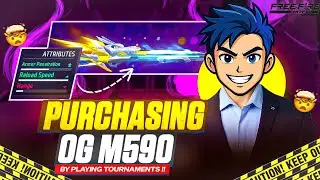 Finally 🔥 I Got Legendary Evo M590 🤑💀 By Playing Free Fire Solo Tournament 😱 || #gameplay #freefire