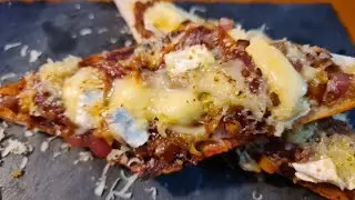 Tartine de camembert au pomme caramélisées تبنيجة خفيفة هبااااال😍 ترتين جبن الكممبير بالتفاح المكرمل