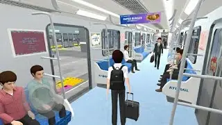 Today I went to new city in metro in 3D-DRIVING-CLASS-GAME 🚝🚆