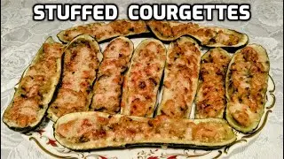The Best Stuffed Courgettes |Stuffed Zucchini |Stuffed & Baked to Perfection |Homemade Food By Tania