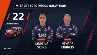 Stage 19 WRC Finland 2025 Martins Sesks M Sports Ford Puma Rally 1