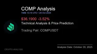 COMP (COMPUSDT) Technical Analysis - Price Prediction & Buy or Sell October 29, 2025